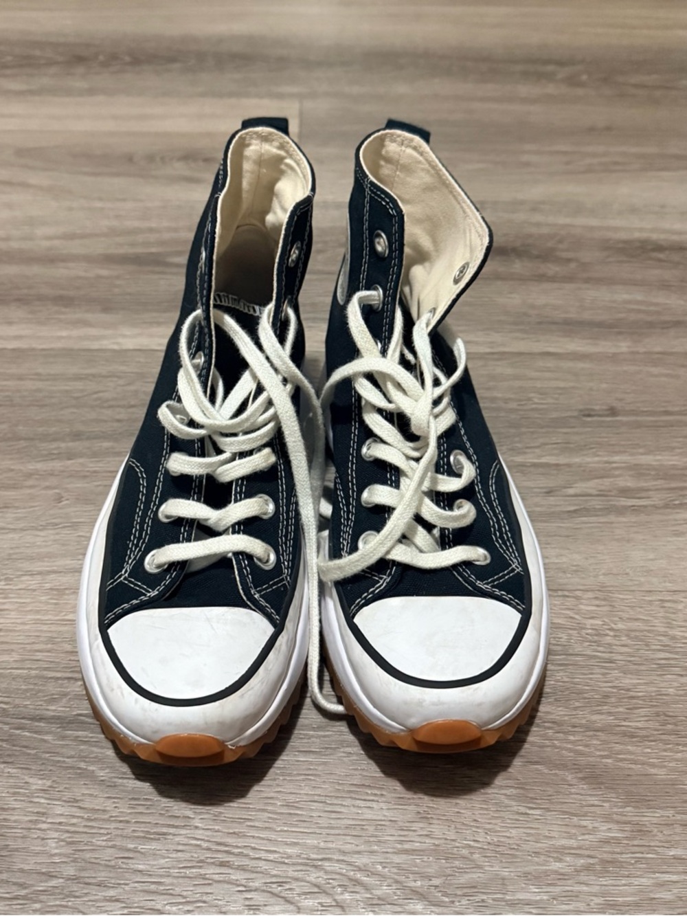 Converse Black and White High-Top Sneakers